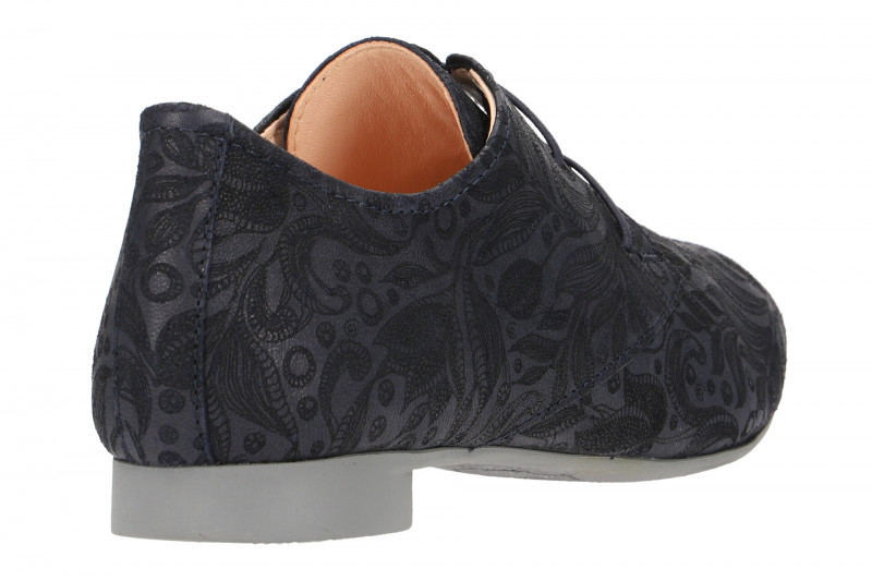 Think Guad Schnür Schuhe blau laser 4-84936-87