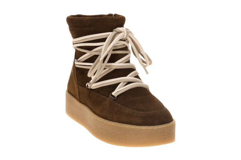 Tamaris Winter Stiefelette Plateau Boots braun Velour 26803