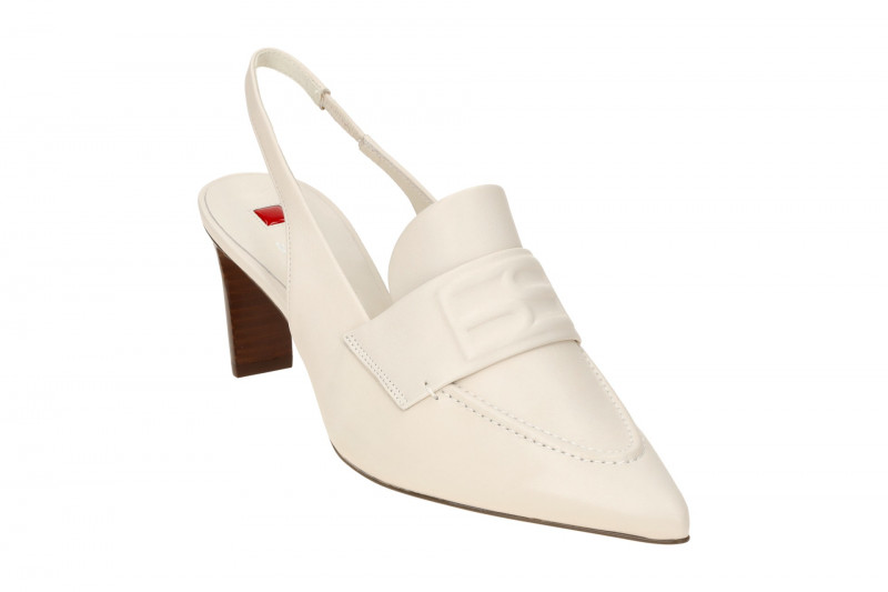 Högl Gwen Hochfront Sling Pumps weiß creme 6820