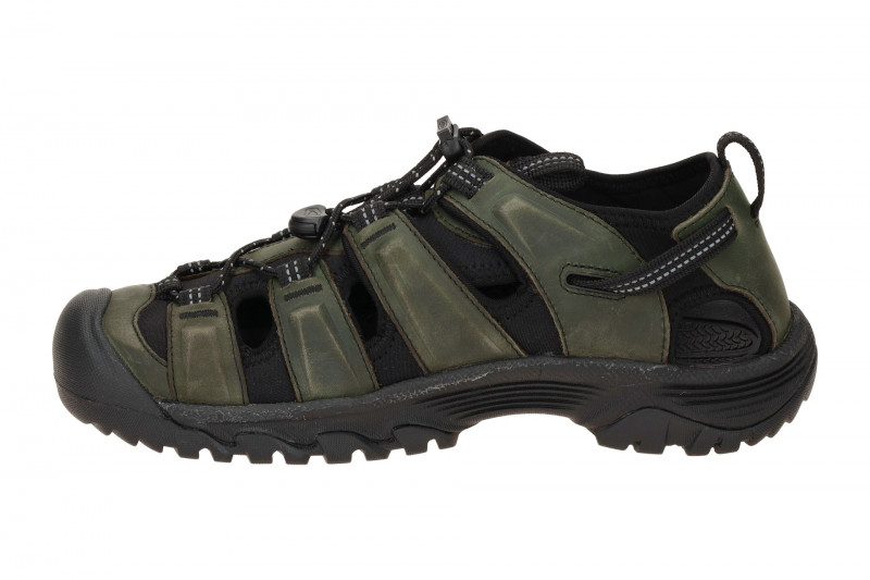 KEEN Targhee III Trekking Sandale grün Leder 1022428