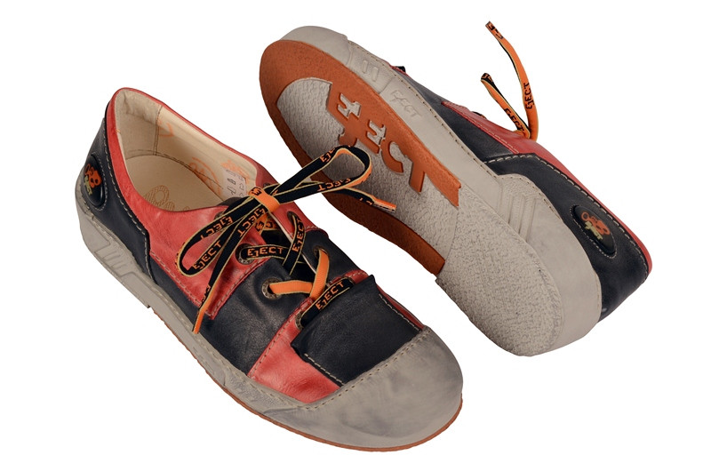 Eject Puzzle Schuhe schwarz rot - 11996.11