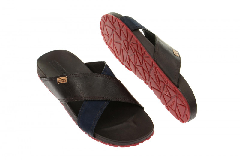 Pikolinos Phuket Pantolette blau braun M1A-0003N