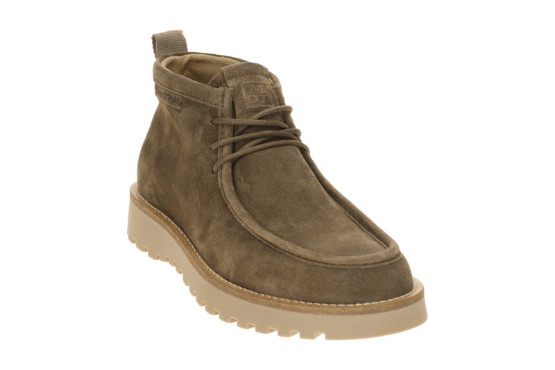 Marc O´Polo Jack Stiefelette taupe braun Herren Mokassin 15107