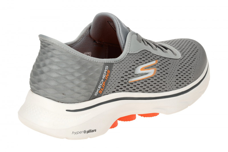 Skechers Go Walk 7 Schuhe Herren Sneakers grau Slip Ins 216648