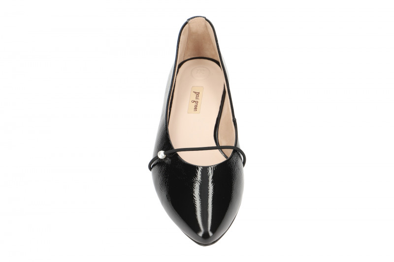Paul Green Ballerinas schwarz Lack 2374