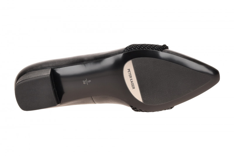 Peter Kaiser Pumps schwarz matt Glattleder 72242