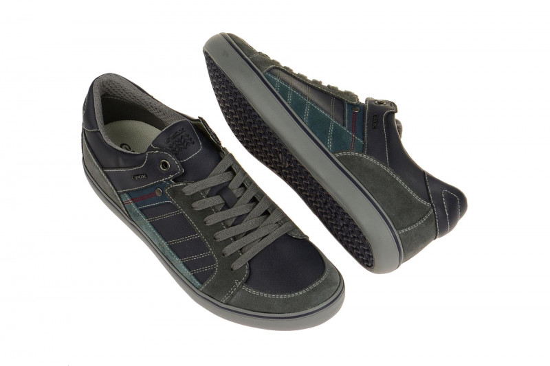 Geox Box Schuhe blau grau