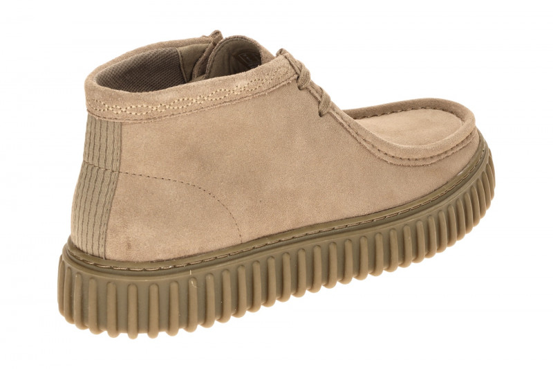 Clarks Torhill Hi Schuhe grau stone Velour 26327244