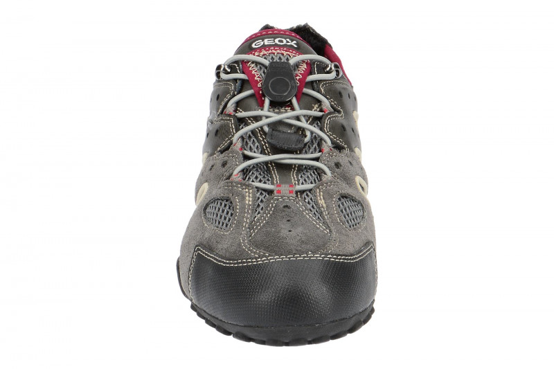 Geox Snake Schuhe grau rot U4207J