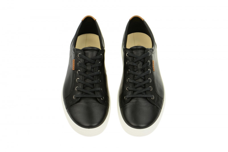 Ecco Soft 7 Schuhe schwarz weiß 430004