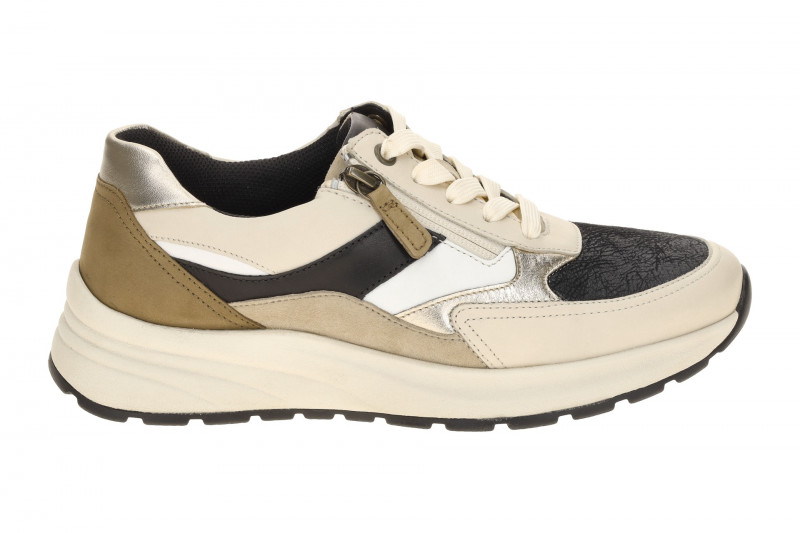 Gabor Comfort Schuhe beige schwarz Optifit 86.597.63