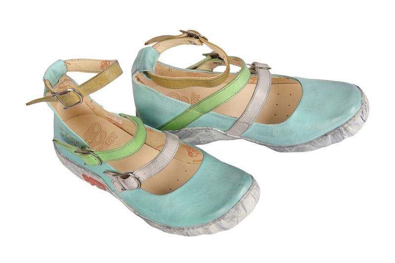 Eject Diamante Schuhe E-14415 hellblau