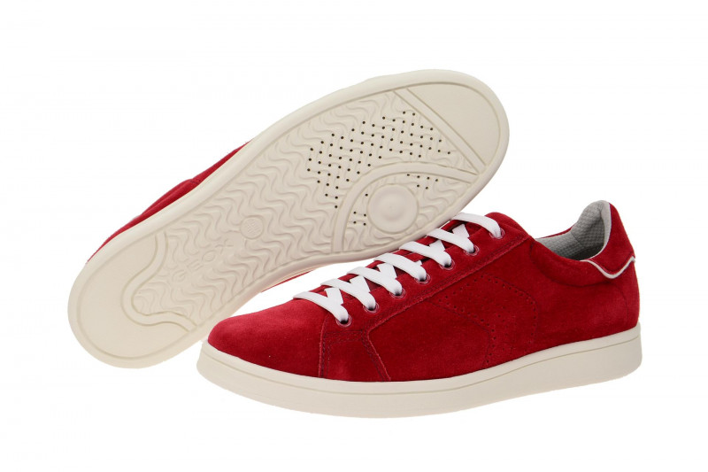 Geox Warrens Schuhe rot weiß U620LB