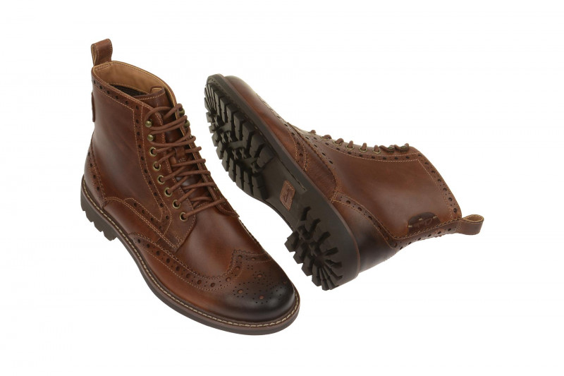 Clarks Montacute Lord Stiefel braun