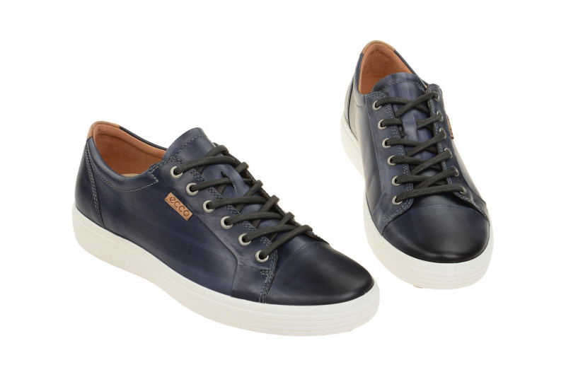 ecco Soft 7 Schuhe blau Limited Edition Sneaker