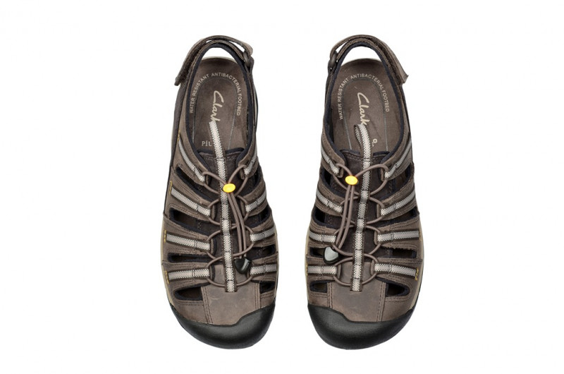 Clarks Virtic Run - Herren Sandale - braun