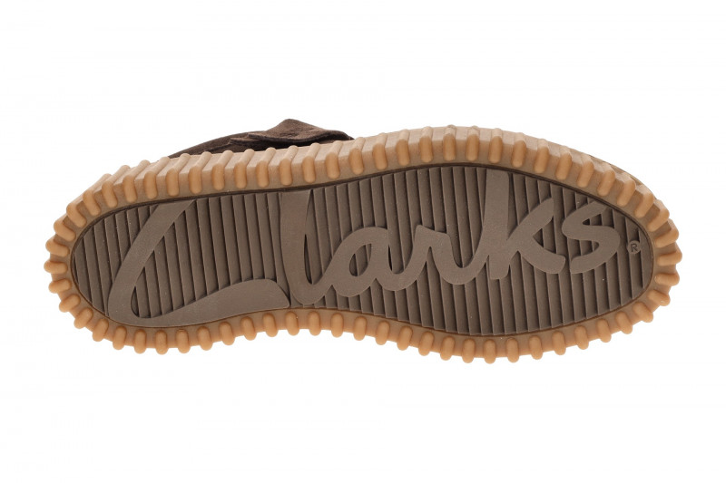 Clarks Torhill Moss Schuhe Mokassin dunkelbraun Velour 26185345