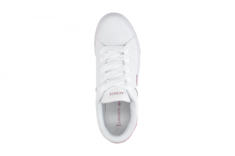 Lacoste Ziane Plateau Sneakers Schuhe weiß pink Damen 0021