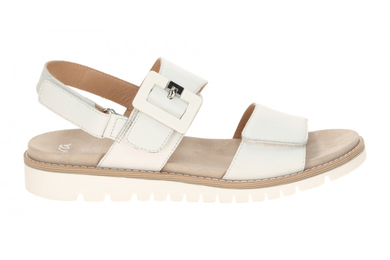 ara Kent Sandale weiß offwhite Klett 12-28134