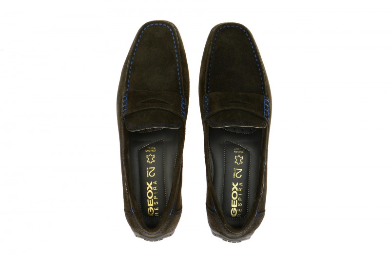 Geox Monet Mokassin Slipper grau mud