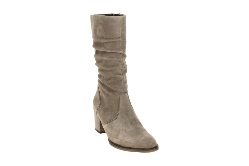 Gabor Stiefel grau Mid Rise gerafft 8041.02.001