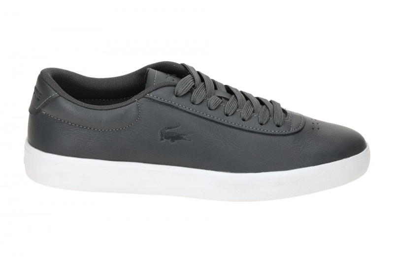 Lacoste Baseshot Evo Sneakers grau Leder Schuhe 0065