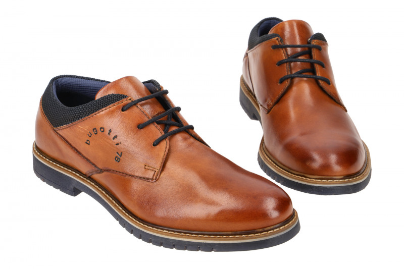 bugatti Caj Business Schnür Schuhe braun 83705
