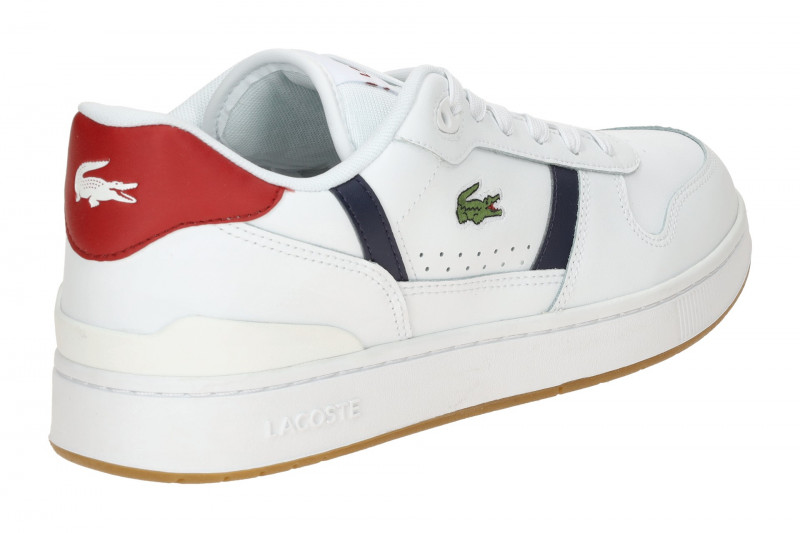 Lacoste T-Clip Set Schuhe Sneakers weiß rot navy 0094