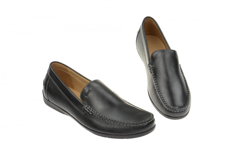 Geox Siron Schuhe Mokassin schwarz