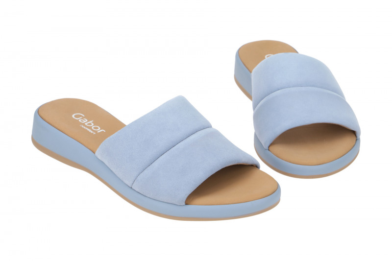 Gabor Pantolette azur blau 22.730.26