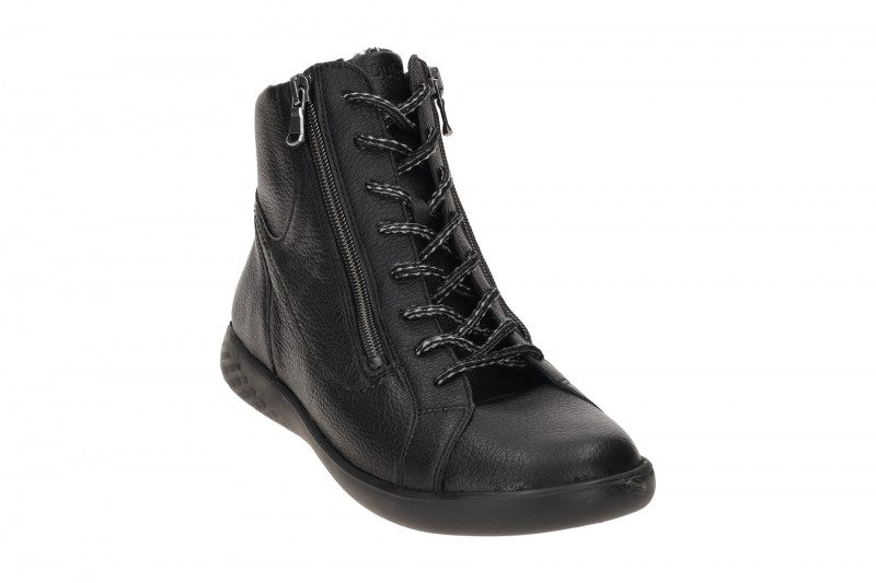 Waldläufer Cloé Warmfutter Stiefeletten schwarz H-Weite