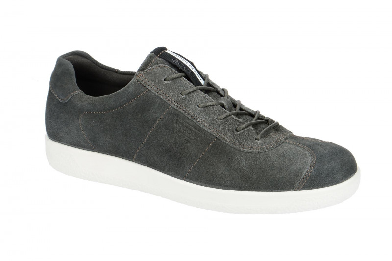Ecco Soft 1 Schuhe Herren Sneaker grau