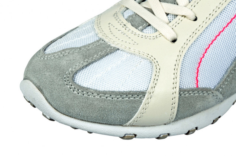 Geox Freccia Schuhe weiß grau Sportschuhe