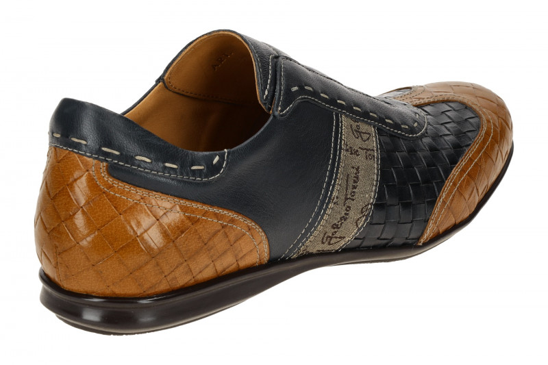 Galizio Torresi Schuhe Slipper blau braun 317820