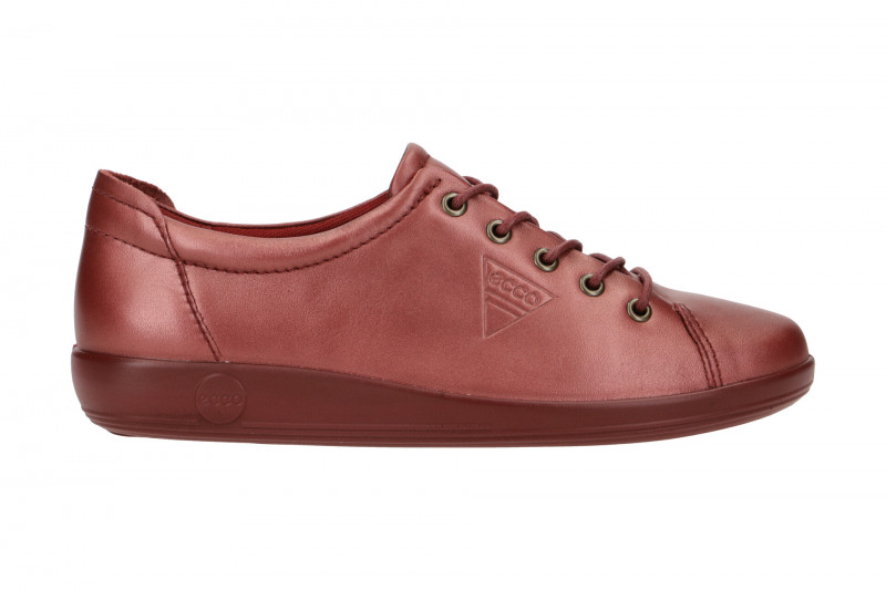 Ecco Soft 2 Schuhe rot metallic