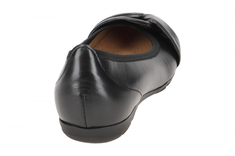 Gabor Ballerina schwarz Leder Schlaufe 04.165.27