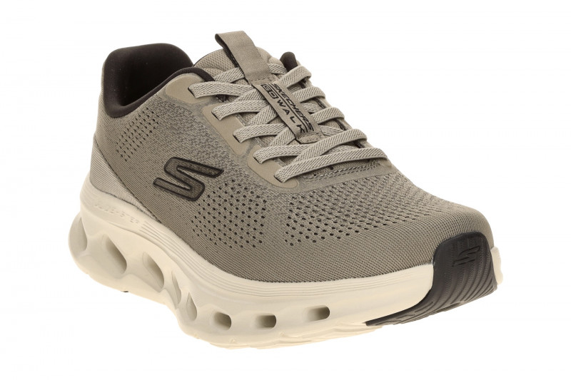 Skechers Go Walk Gliede Step Schuhe Slipper taupe grau 217020