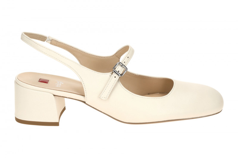 Högl Lilian Slingpumps weiß creme Mary Jane 4120