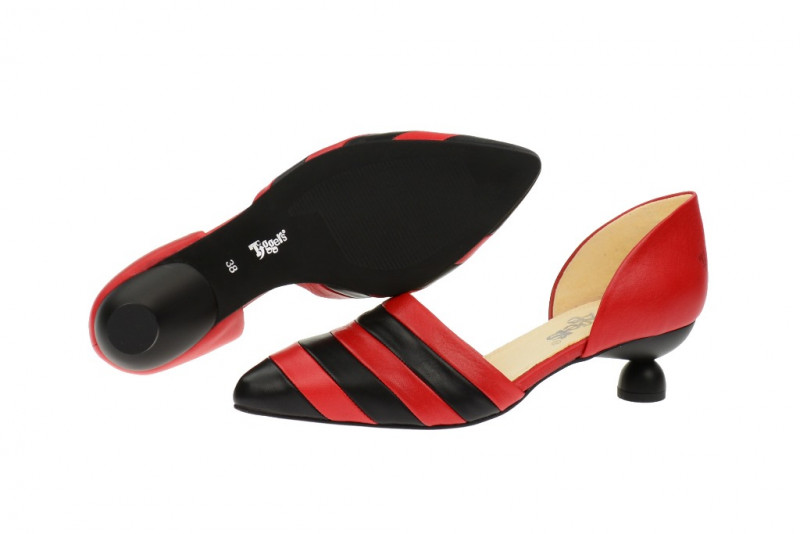 Tiggers Dana Pumps schwarz rot