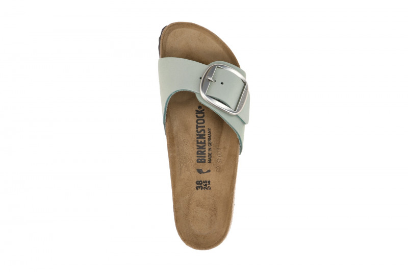 Birkenstock Madrid Big Buckle Pantolette grün Schmal 1029293