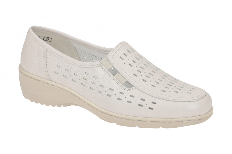 Waldläufer Kya Slipper Schuhe grau perl 607503