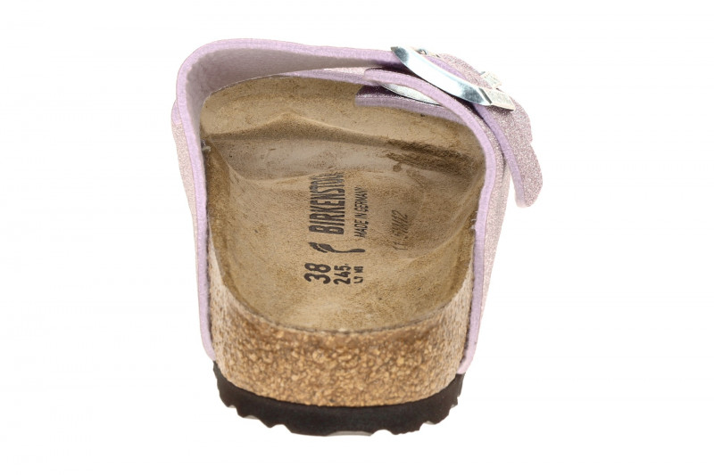 Birkenstock Arizona BS Pantolette Glitzer lila SCHMAL 1030164