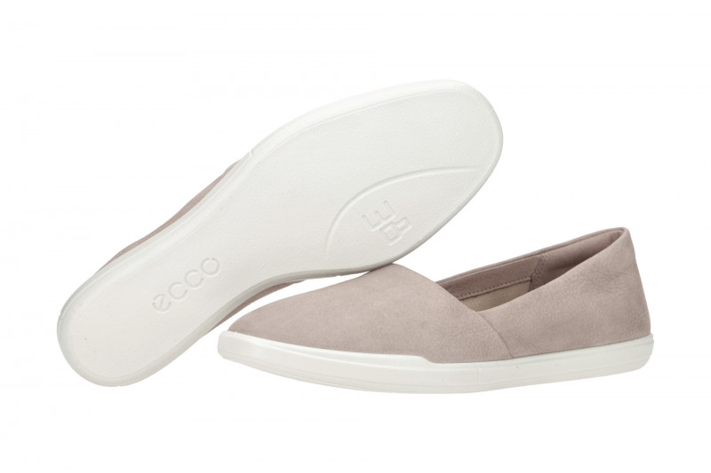 Ecco Simpil Schuhe grau Damen Slipper