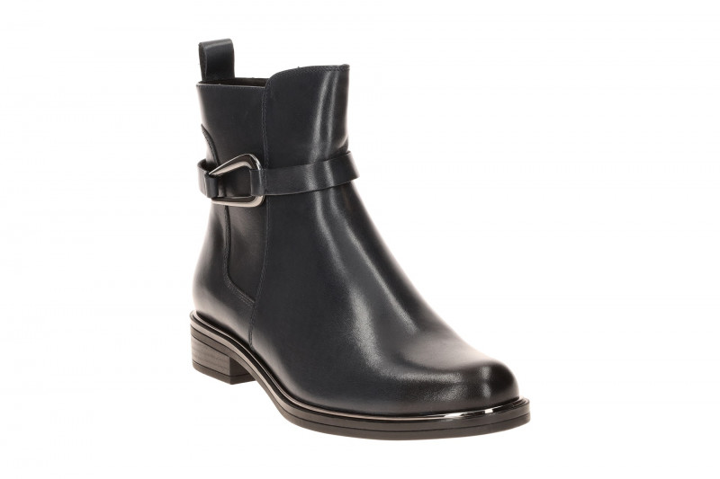 Caprice Stiefelette Ankle Boot blau ocean glänzend 25312-45