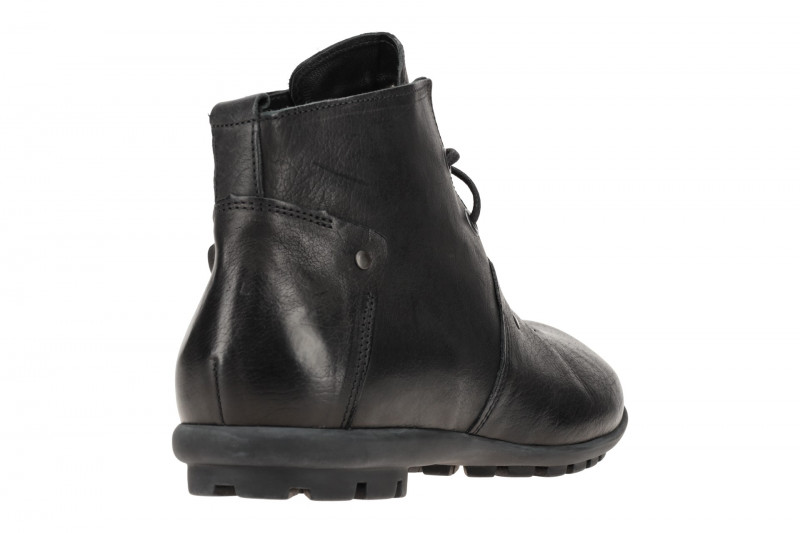 Think Kong Stiefelette schwarz Nappa Lammfell