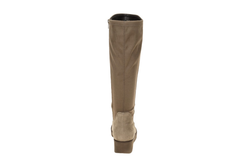 Gabor Keil Schaftstiefel grau Samtvelour Stretch 8005.03.003