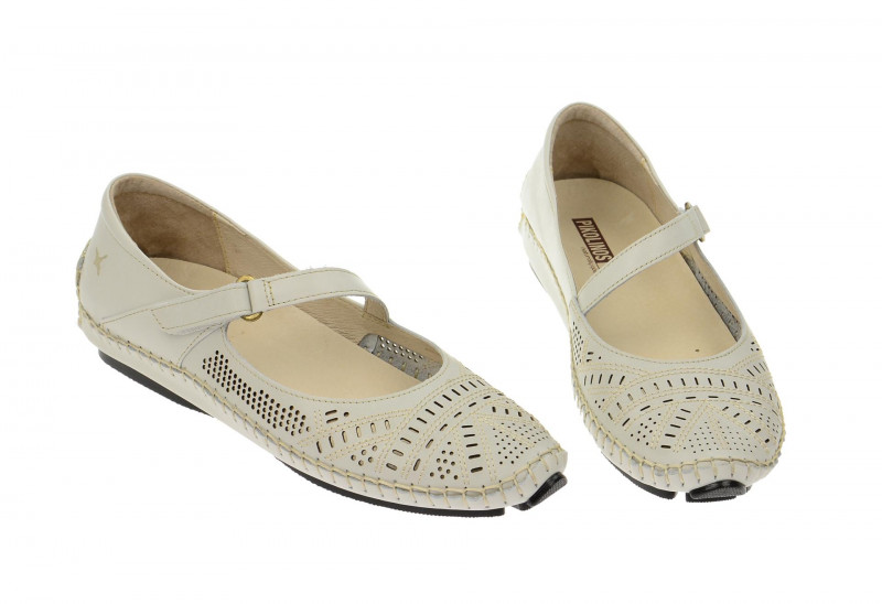 Pikolinos Jerez Slipper weiß Mary-Jane Gr 40
