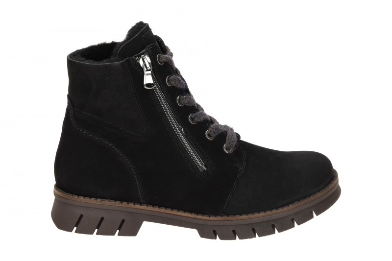 Waldläufer Xara Warmfutter Stiefeletten schwarz H-Weite