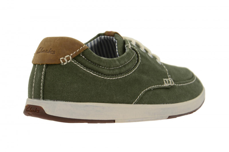 Clarks Norwin Schuhe grün jeans