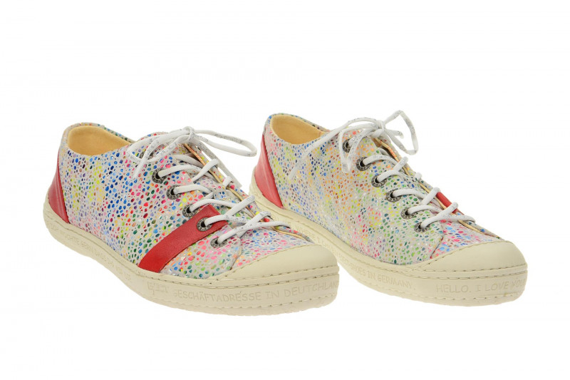 Eject Dass Schuhe weiß bunte Punkte Gr 36